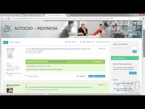 Cara Download Software AutoCAD