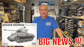 BIG NEWS!!!  My own model kit is coming soon. 1/16 M4A3E8 Sherman