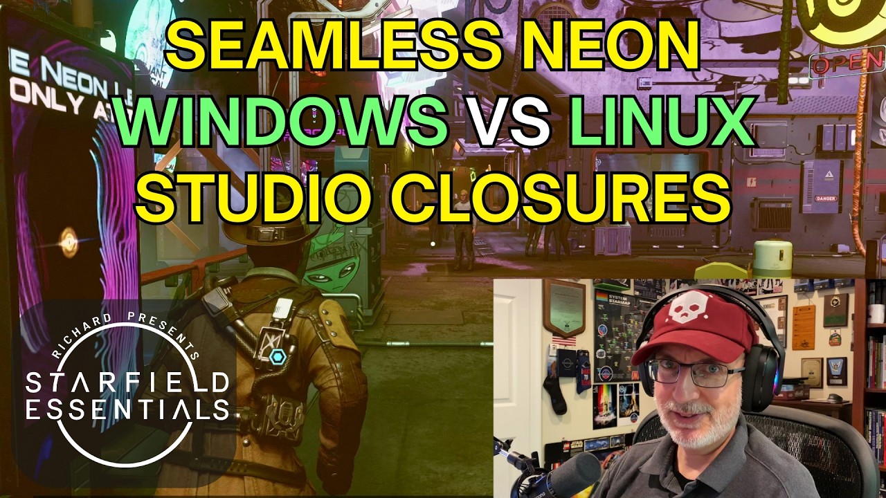 Starfield Chat - Studio Closures, Seamless Neon, Benchmarking Windows vs Linux