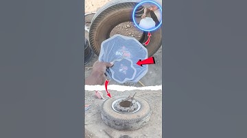 टायर में लगा बहुत बड़ा पत्थर | 😲😱 | Mini Vlog - Raju Puncture Wale | #minivlog #rajuminivlog