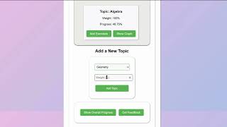 Math Learning Progress Tracker | PiTracker