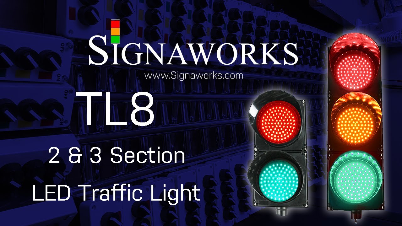 SIGNAWORKS LED TOWER LIGHT st2-12-3 red orange green 