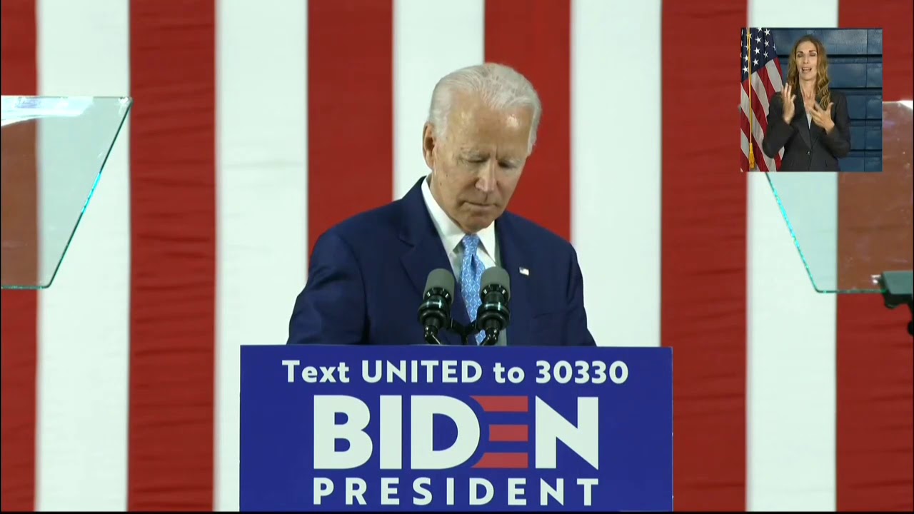 Biden Has To Look At Notes To Remind Himself To Not Tear Down Statues