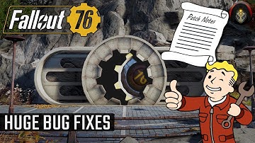 FALLOUT 76 | Massive Bug Fixing Update!