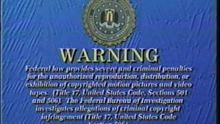 The Evolution of the FBI Warning