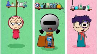 Oh No Help Worker, Doll, Thanos Sprunki Incredibox