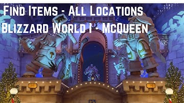 Blizzard World (60WTQ) - Find Items - All Locations (McQueen)