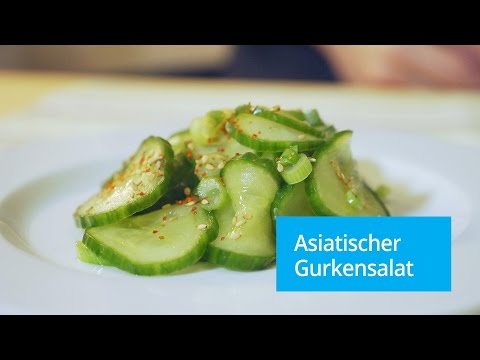 Rezept: Asiatischer Gurkensalat