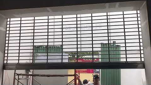 Cửa Cuốn Song Ngang - Báo Giá Cửa Cuốn Song Ngang Inox