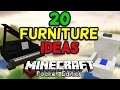 20 Cool Furniture Ideas for Minecraft PE (Pocket Edition) 20 Cool Furniture Ideas for Minecraft PE (Pocket Edition)