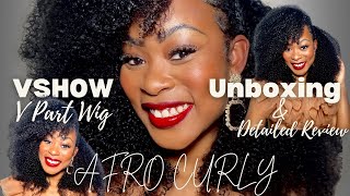 VPART WHERE? UNBELIEVABLE AFRO CURLY WIG | UNBOXING & DETAILED REVIEW screenshot 5