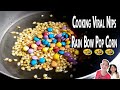 Cooking Viral Nips Rainbow Popcorn |Testing Viral Colored Pop corn