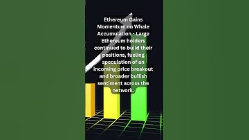 Ethereum Gains Momentum on Whale Accumulation
