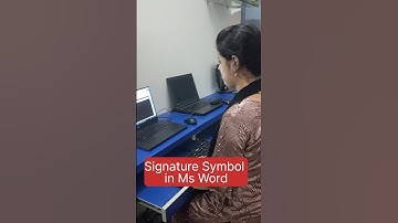 एमएस वर्ड में सिग्नेचर कैसे ऐड करे | How to add signature in MS Word #shorts #youtubeshorts #viral
