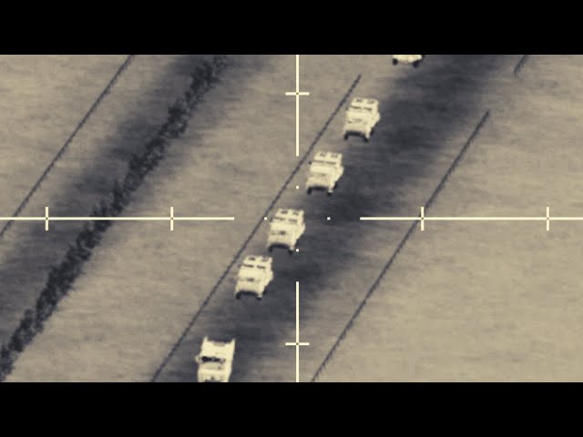 AC-130 Gunship In Action Convoy Destroyed In Fallujah - ARMA 3 - MilSim class=