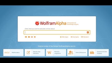 WolframAlpha Part 1