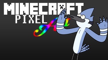 Mordecai - Minecraft Pixel Art