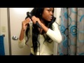 Straightening my She's Happy Hair!