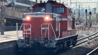 御着に止まるDD51-1192(網干訓練)