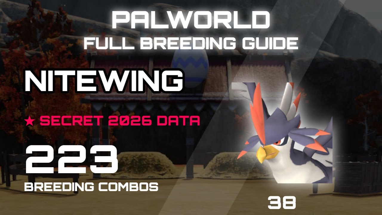 Полное руководство по разведению PALWORLD NITEWING