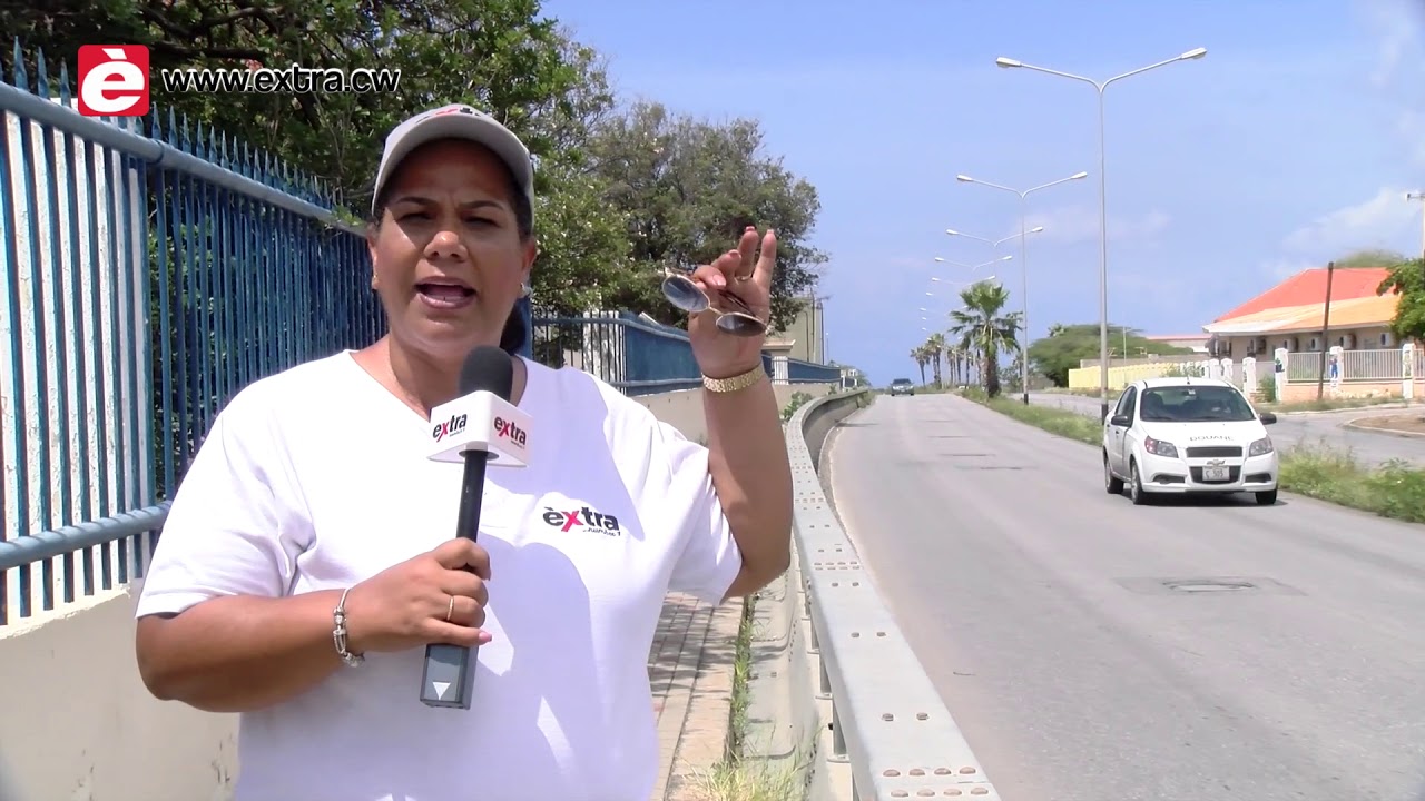 Situashon di kaminda peligroso riba Helmin Wiels Blvd ministerio del tiempo