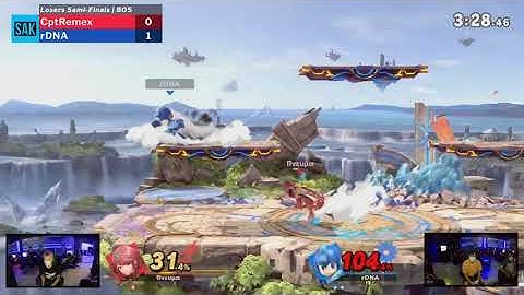 Pilot Program #12 Losers Semis CptRemex (Pyra/Mythra) vs. rDNA (Mega Man)
