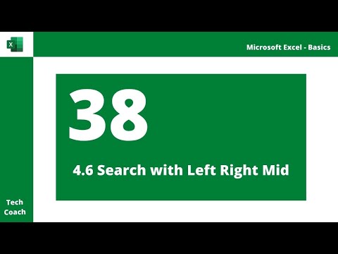 Search Function in Excel with Left Mid Right function | Excel Practical Text Questions