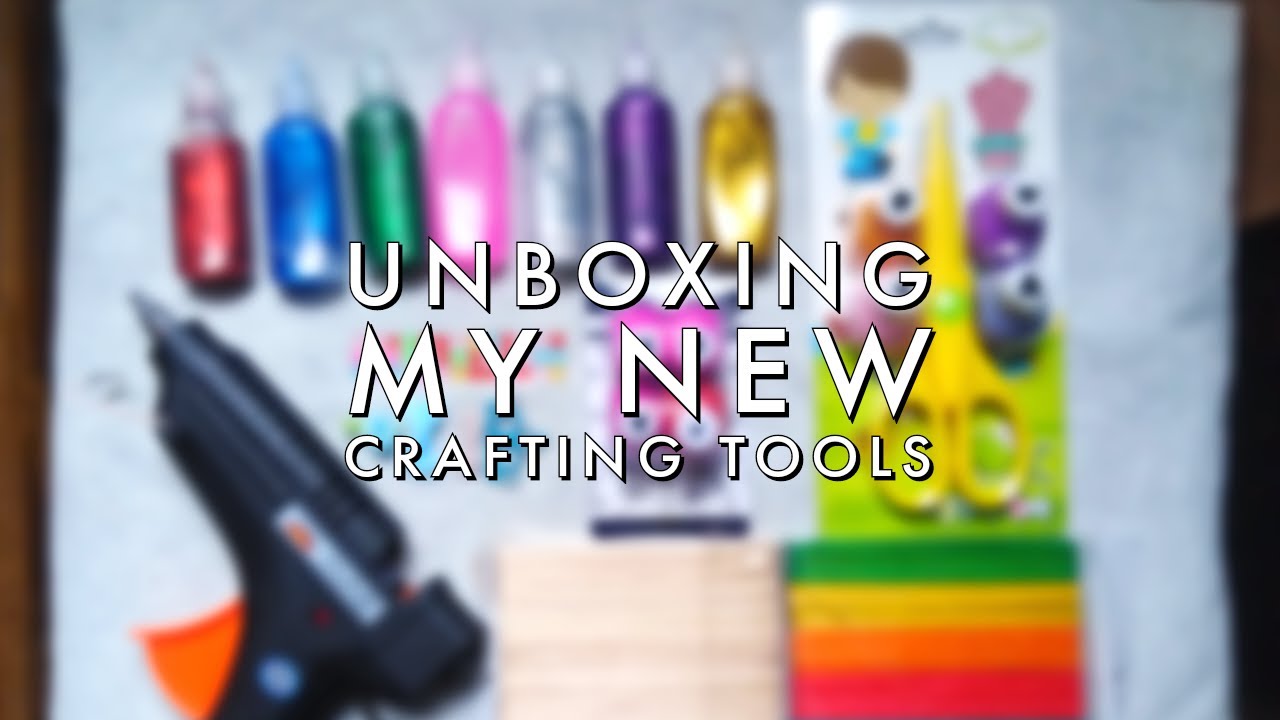 Unboxing my new crafting tools DIY DIY Craft tools Neelima YouTube