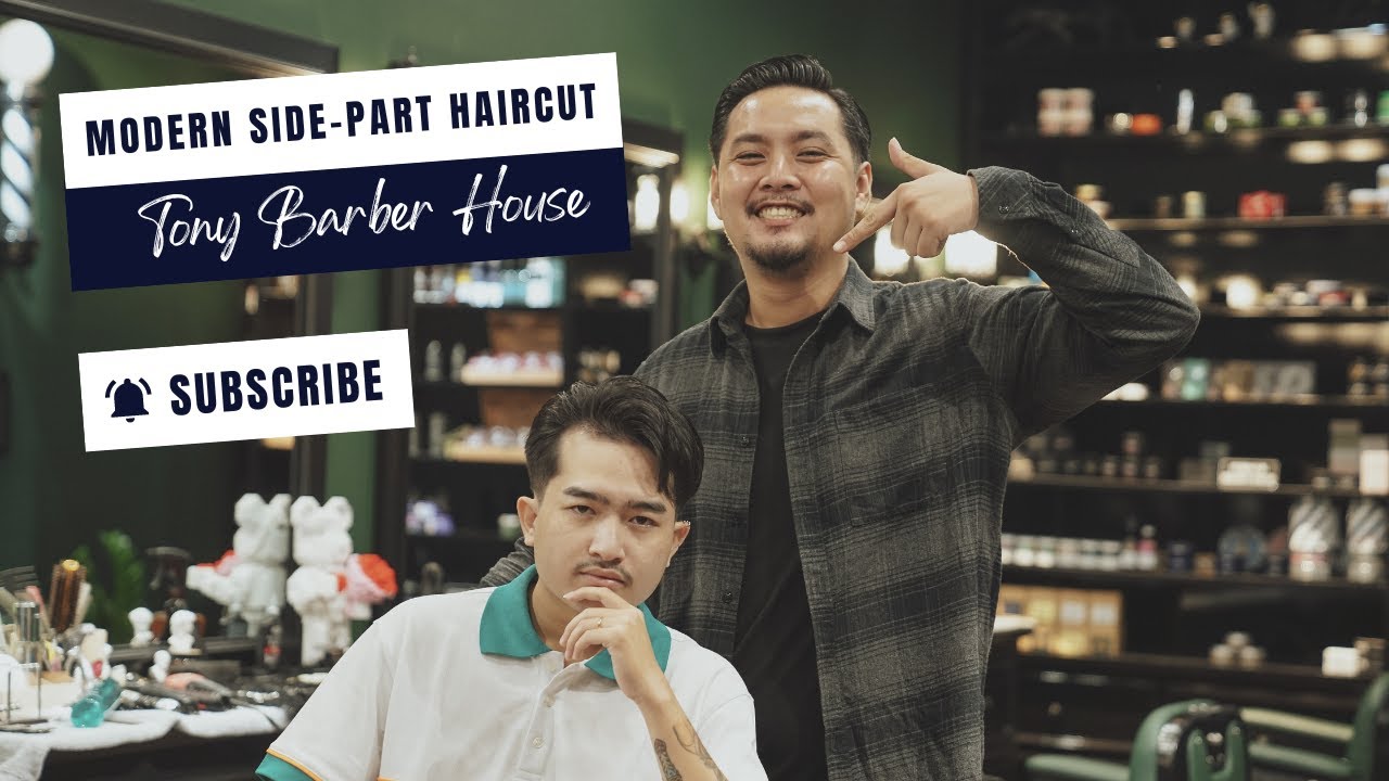 Hairstyle 2023 - Modern Side Part | Cắt kiểu tóc Side Part Rũ tại Tony ...