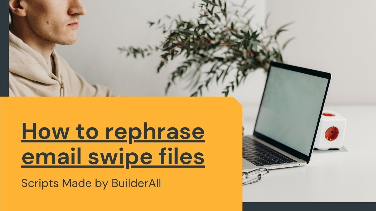 How to use email swipes - the right way