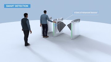 Retractable flap barriers from Magnetic