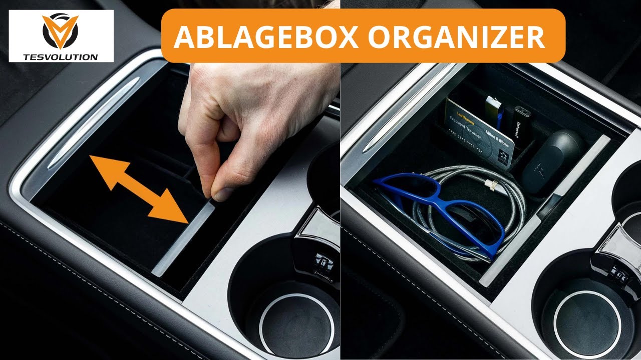 Ablagebox Mittelkonsole für Tesla Model 3/Y (Organizer) | Tesvolution