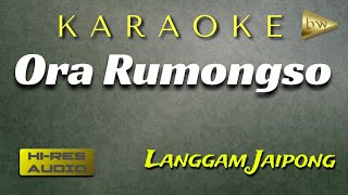 Karaoke Ora Rumongso Langgam Campursari Jaiplo