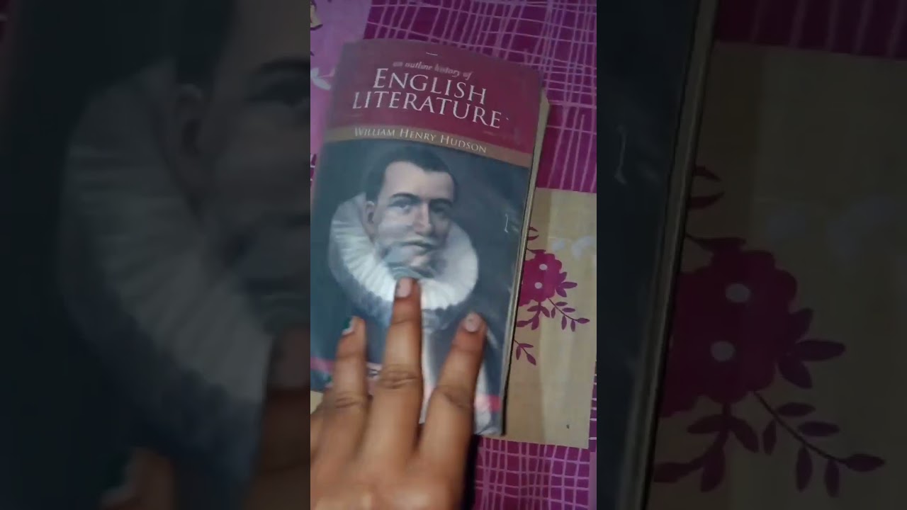 An outline history of English Literature by William Henry Hudson
