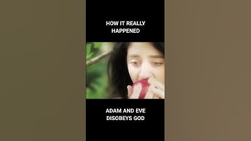 Adam And Eve (FIRST SIN 😱) | #shortclip #bible #jesus #foryou #salvation