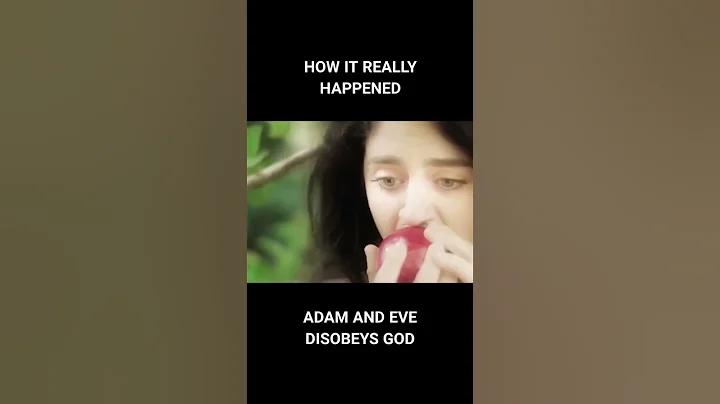 Adam And Eve (FIRST SIN 😱) | #shortclip #bible #jesus #foryou #salvation