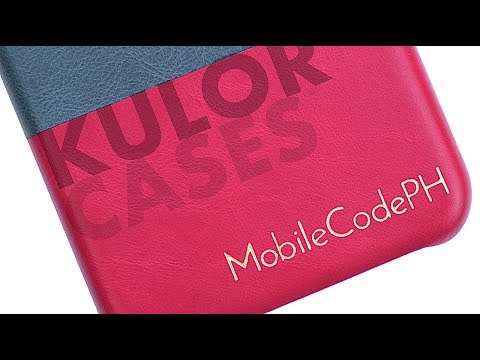 KULOR Case for iPhone 7/8 Plus - Customized Leather Case