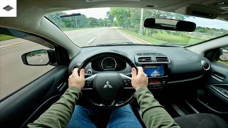 2015 Mitsubishi Mirage ES 1.2L I3 POV Test Drive