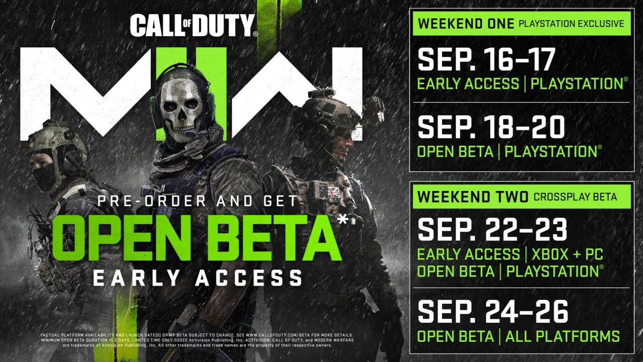 MWII OFFICIAL BETA Dates & Grand Prix Map Overview REVEALED! - YouTube