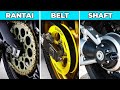 Mana Yang Paling Kuat? Perbandingan Fungsi Rantai Vs Belt Vs Shaft