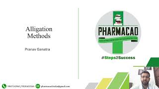 Alligation method | GPAT NIPER MBA numerical | Concentrations, Dilutions &  Mixtures - PG Sir