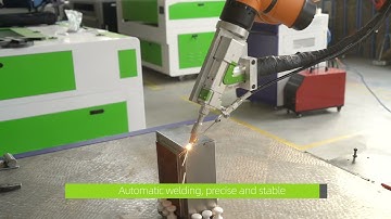 Robot 3-in-1 Fiber Laser Welding Machine with Cutting and Cleaning functions