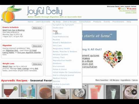 Joyful Belly Tutorial: About the Website