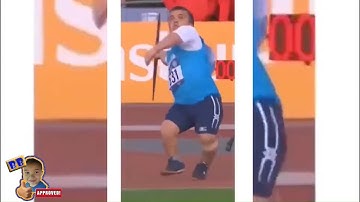 Mini-tandenstoker: Klein persoon die speerwerpt Tandenstoker: Evo Skits