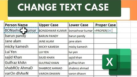 How to convert small letters to Capital  in Excel