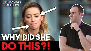 Body Language Analyst REACTS to Amber Heard NBC/Today Show Interview! Is She Lying?!