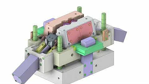 注塑模具設計 塑膠模具結構案例（推板頂出結構） - 天天要聞