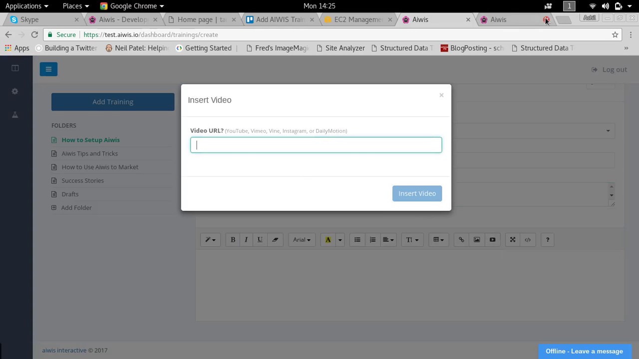 aiwis training setup