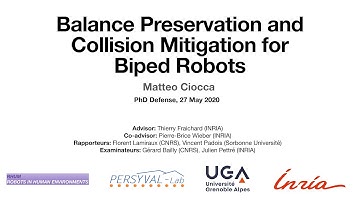 Balance Preservation and Collision Mitigation for Biped Robots