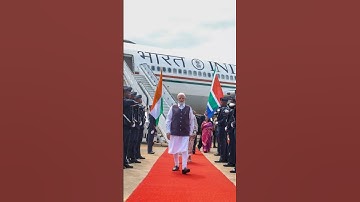 PM Modi arrives in Johannesburg, South Africa | #g20 | #shorts